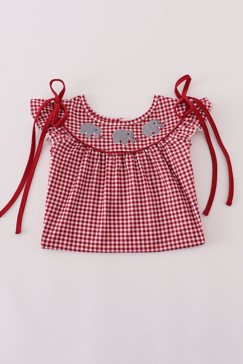 Elephant Check Dress