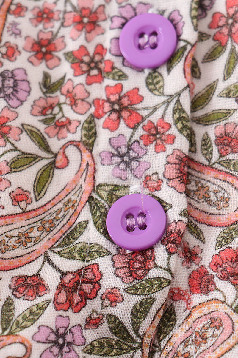 Purple Paisley Bloomer Set