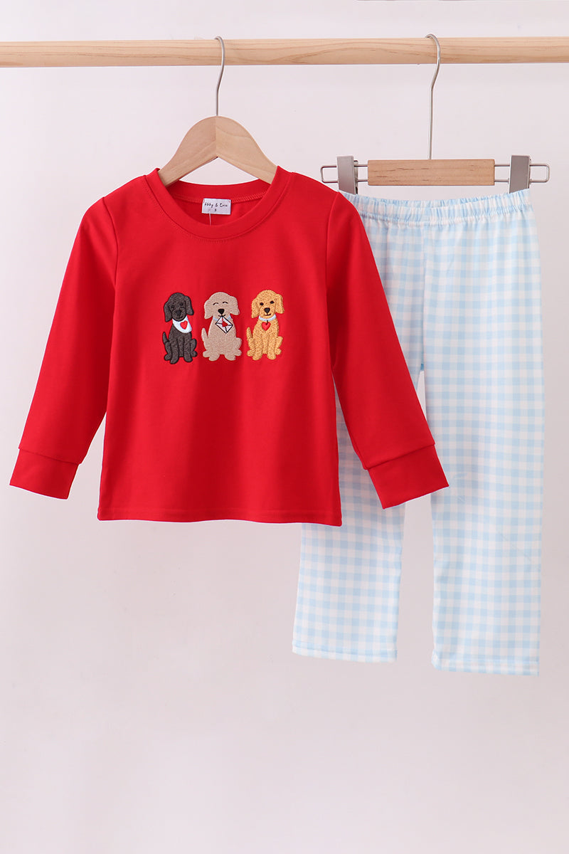 Puppy Love Brother Set - Red