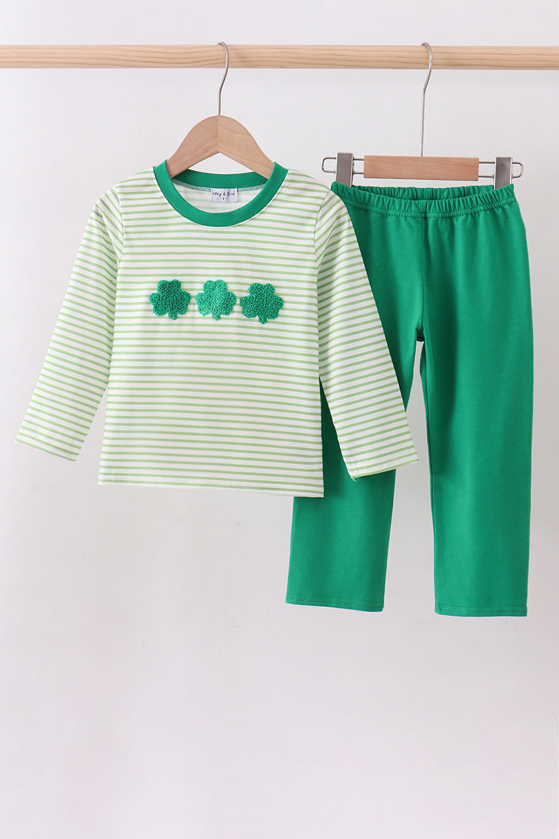 French Knot Shamrock Set