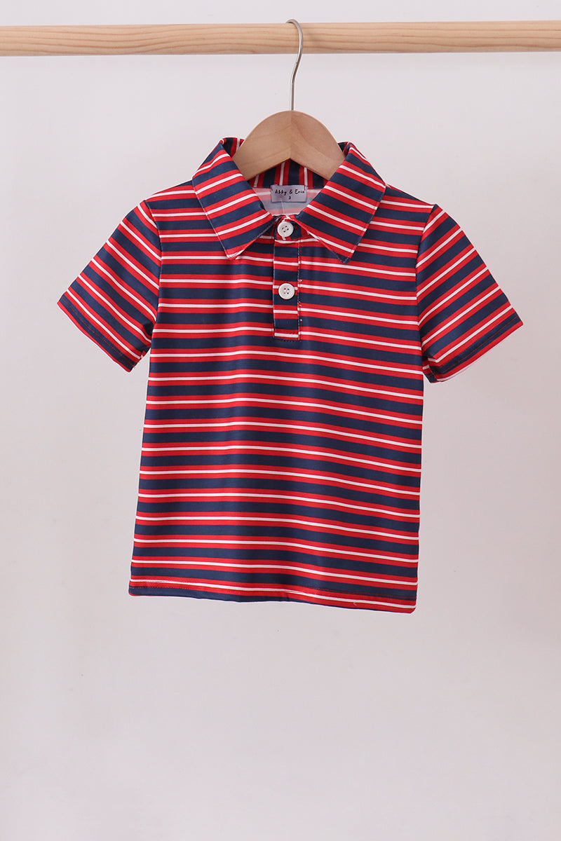 Patriotic Stripe Polo
