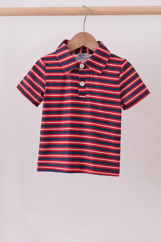 Patriotic Stripe Polo