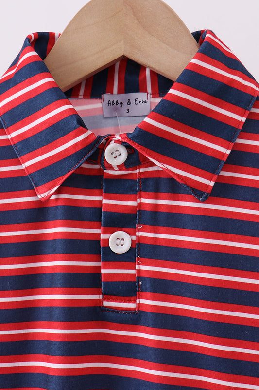 Patriotic Stripe Polo