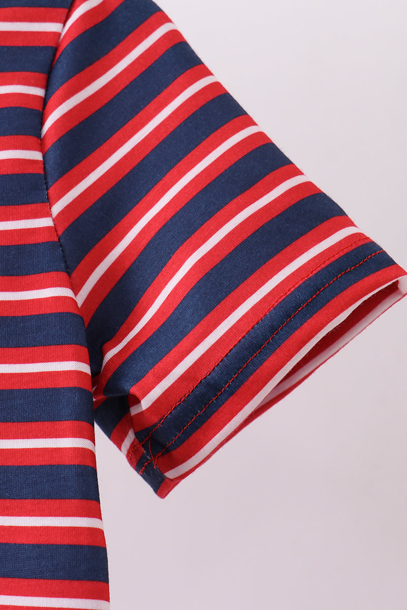 Patriotic Stripe Polo