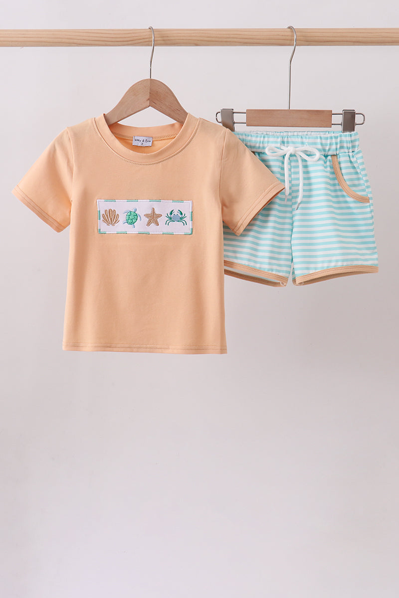 Sea Friends Shorts Set