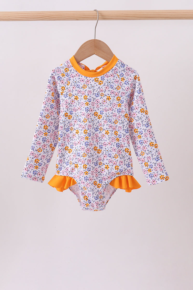 Marigold Floral Swim