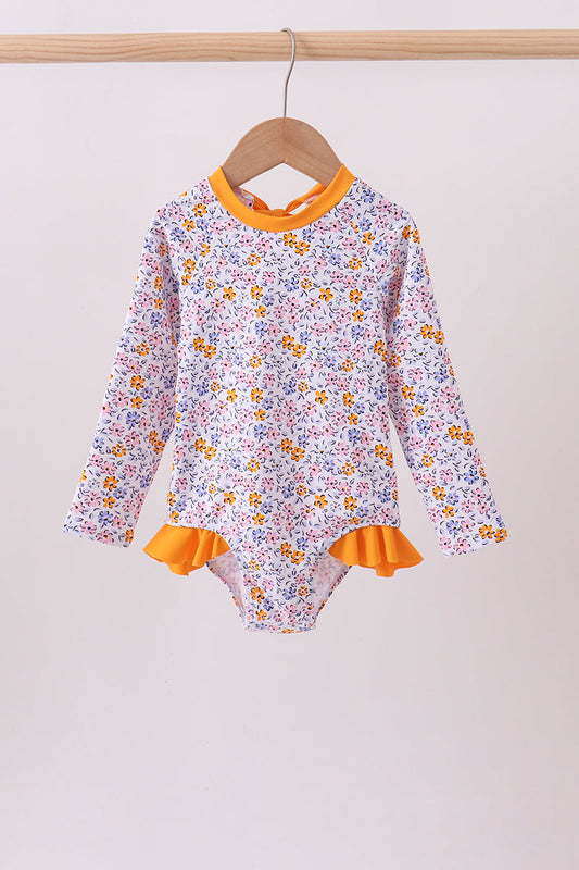 Marigold Floral Swim