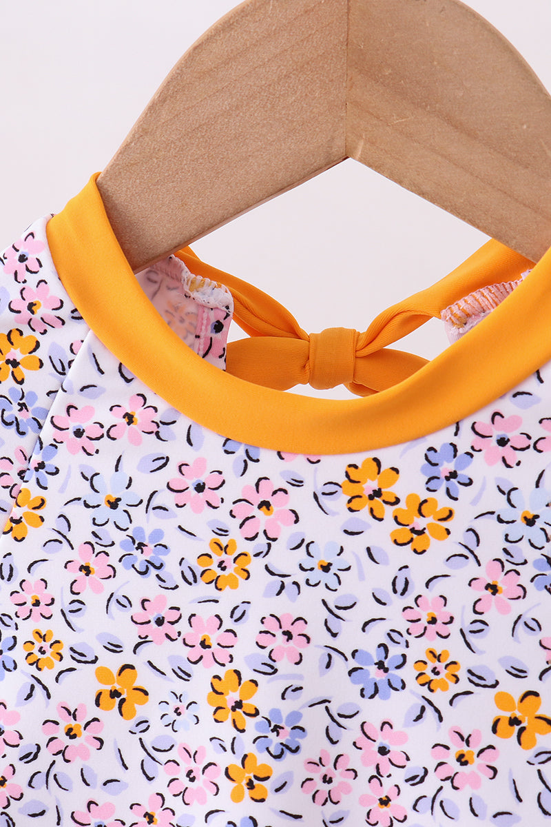 Marigold Floral Swim