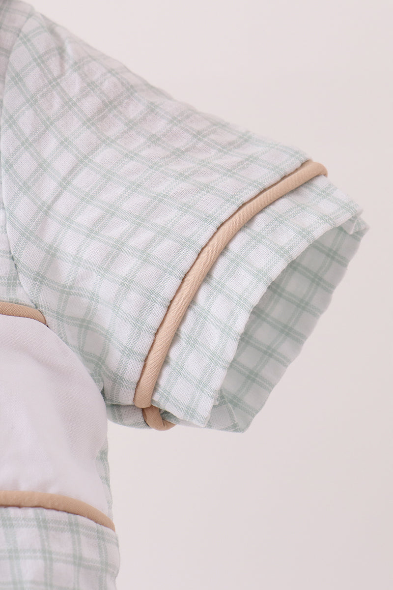 Harvest Gingham Brother Bubble