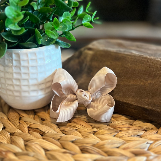 Classic Bow 3" - Oatmeal