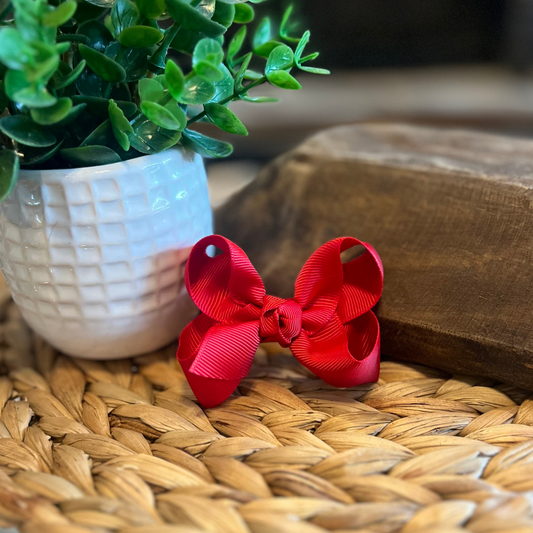Classic Bow 3" - Red