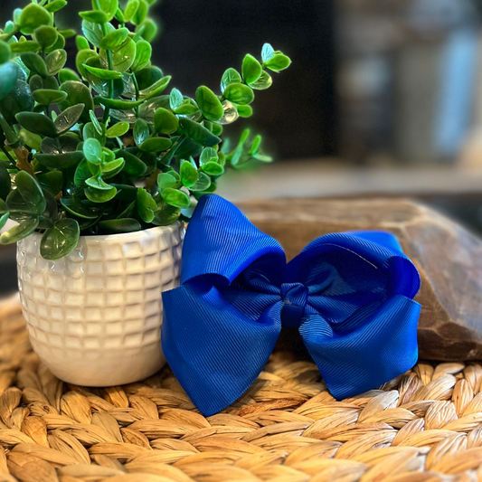 Classic Bow 4.5" - Royal Blue