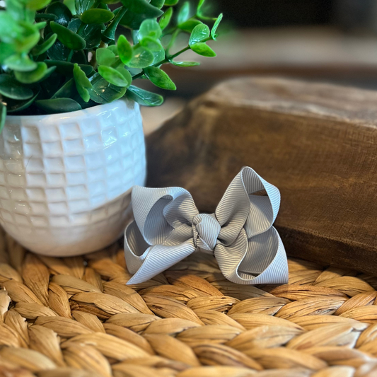 Classic Bow 3" - Silver