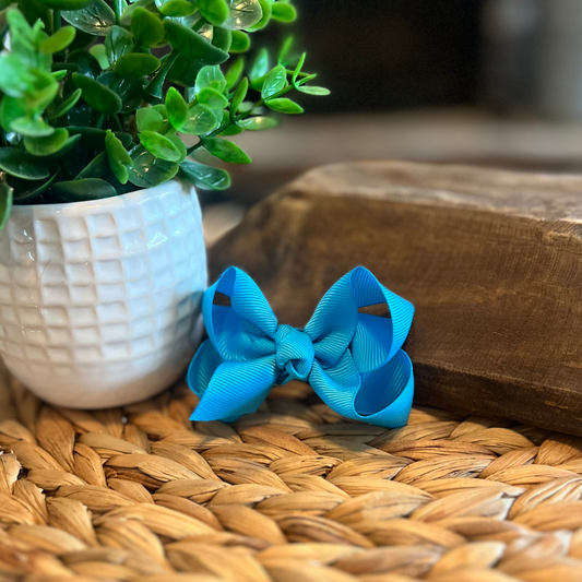 Classic Bow 3" - Turquoise