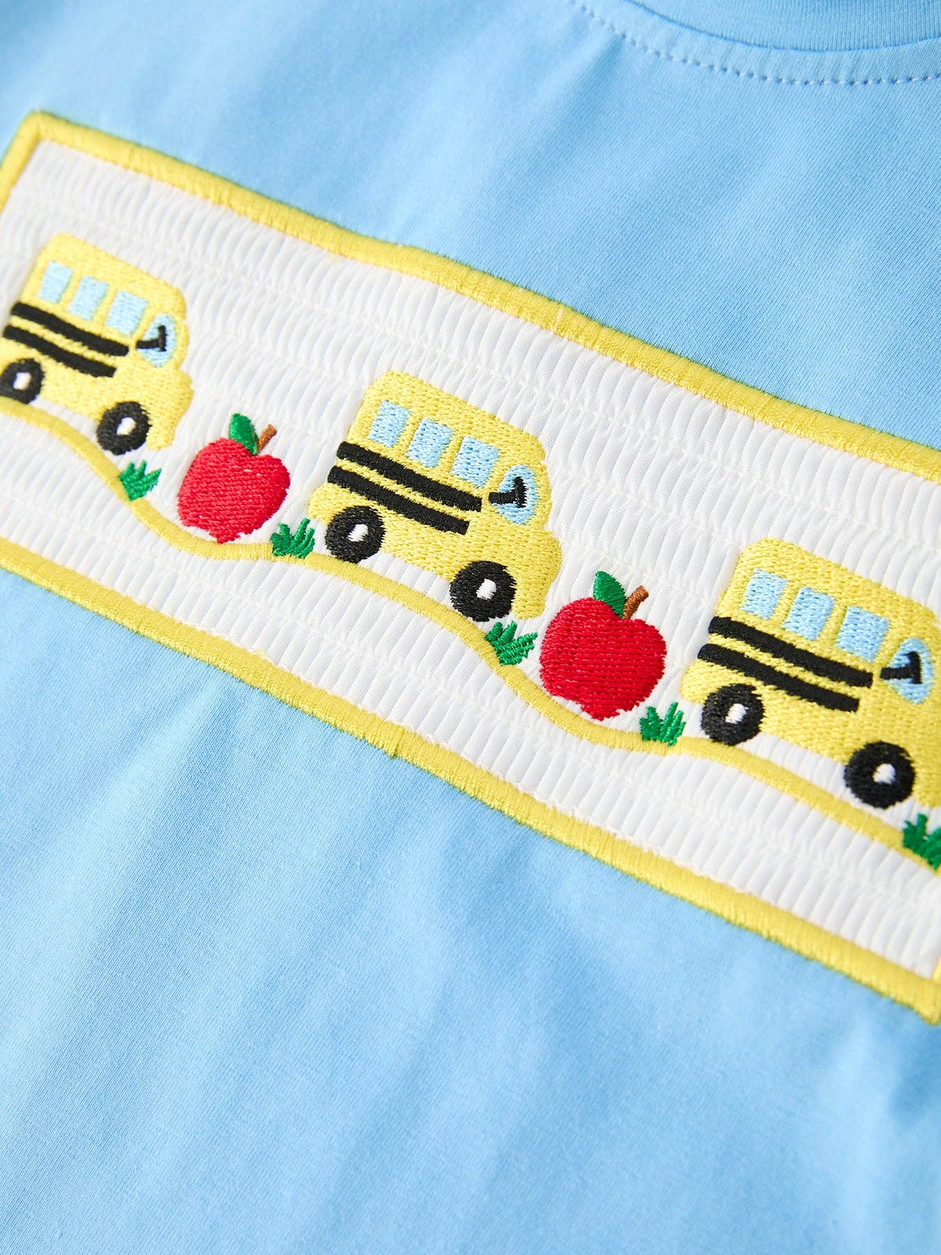 School Bus Shorts Set