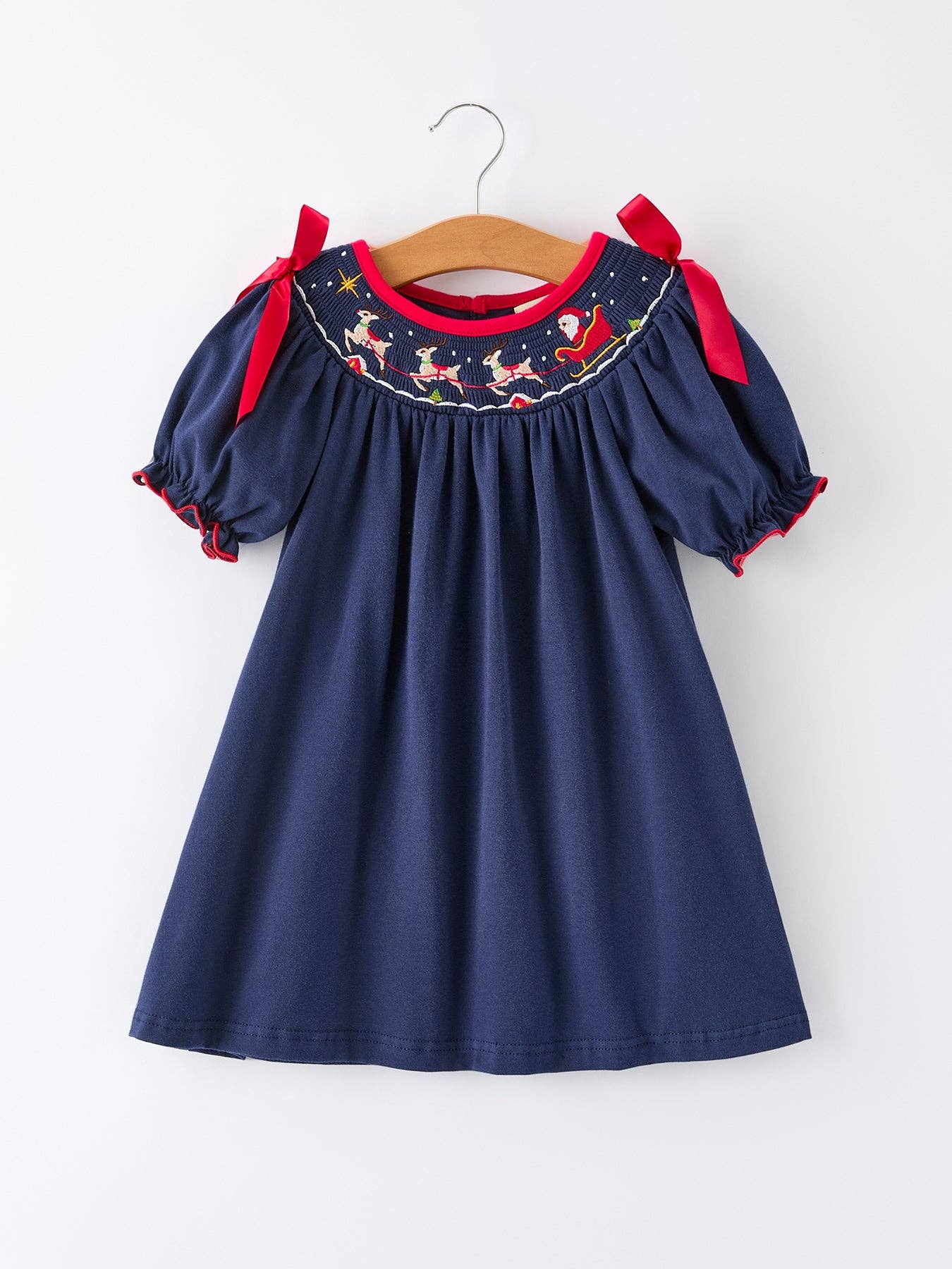 Navy Sleigh Dress