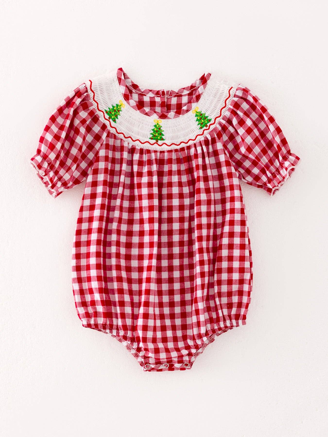 Gingham Christmas Tree Bubble