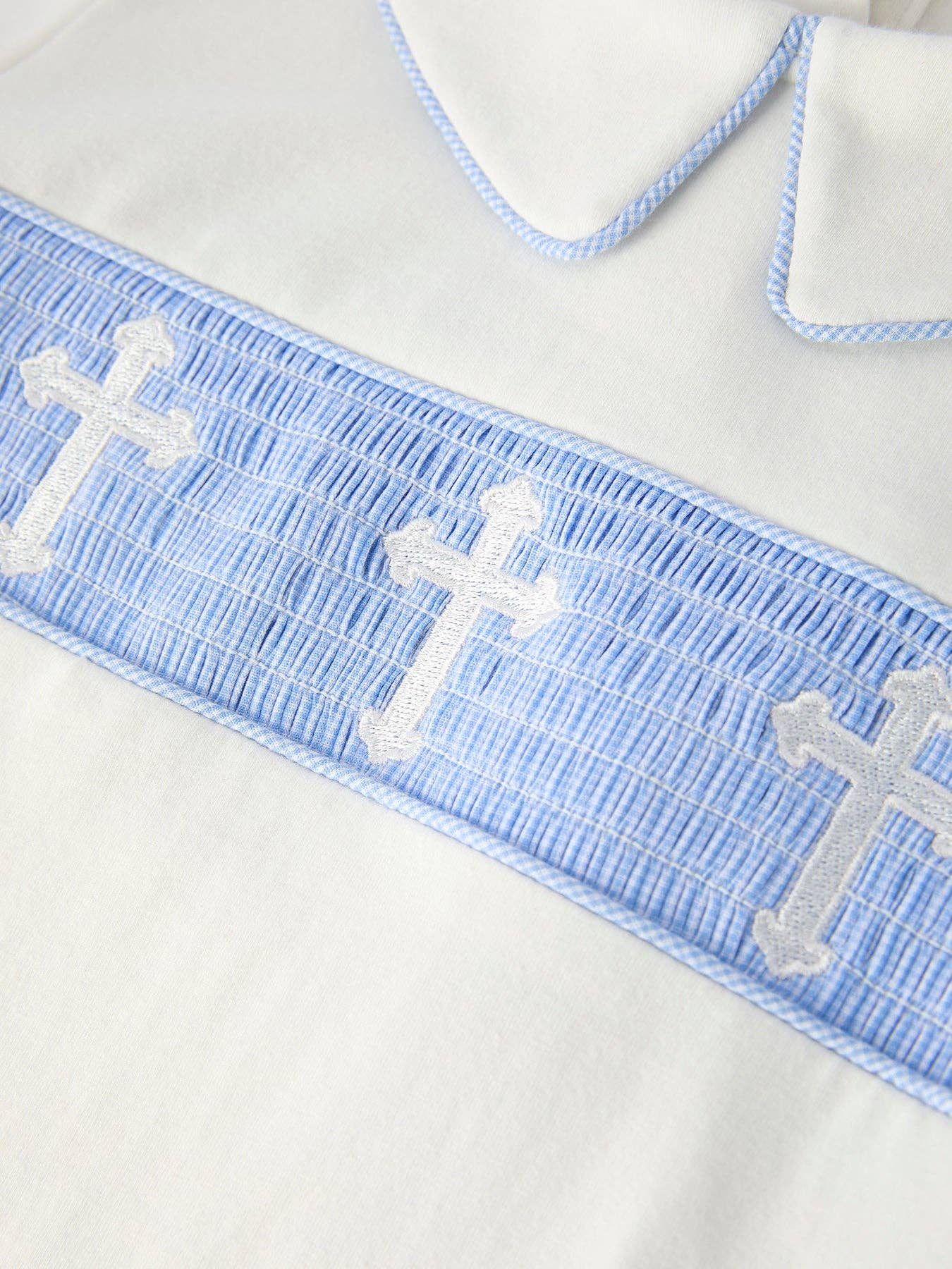 Timeless Blue Cross Shorts Set
