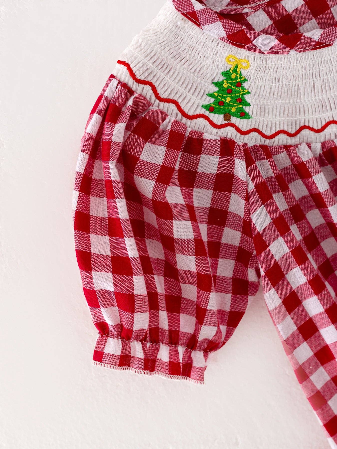 Gingham Christmas Tree Bubble