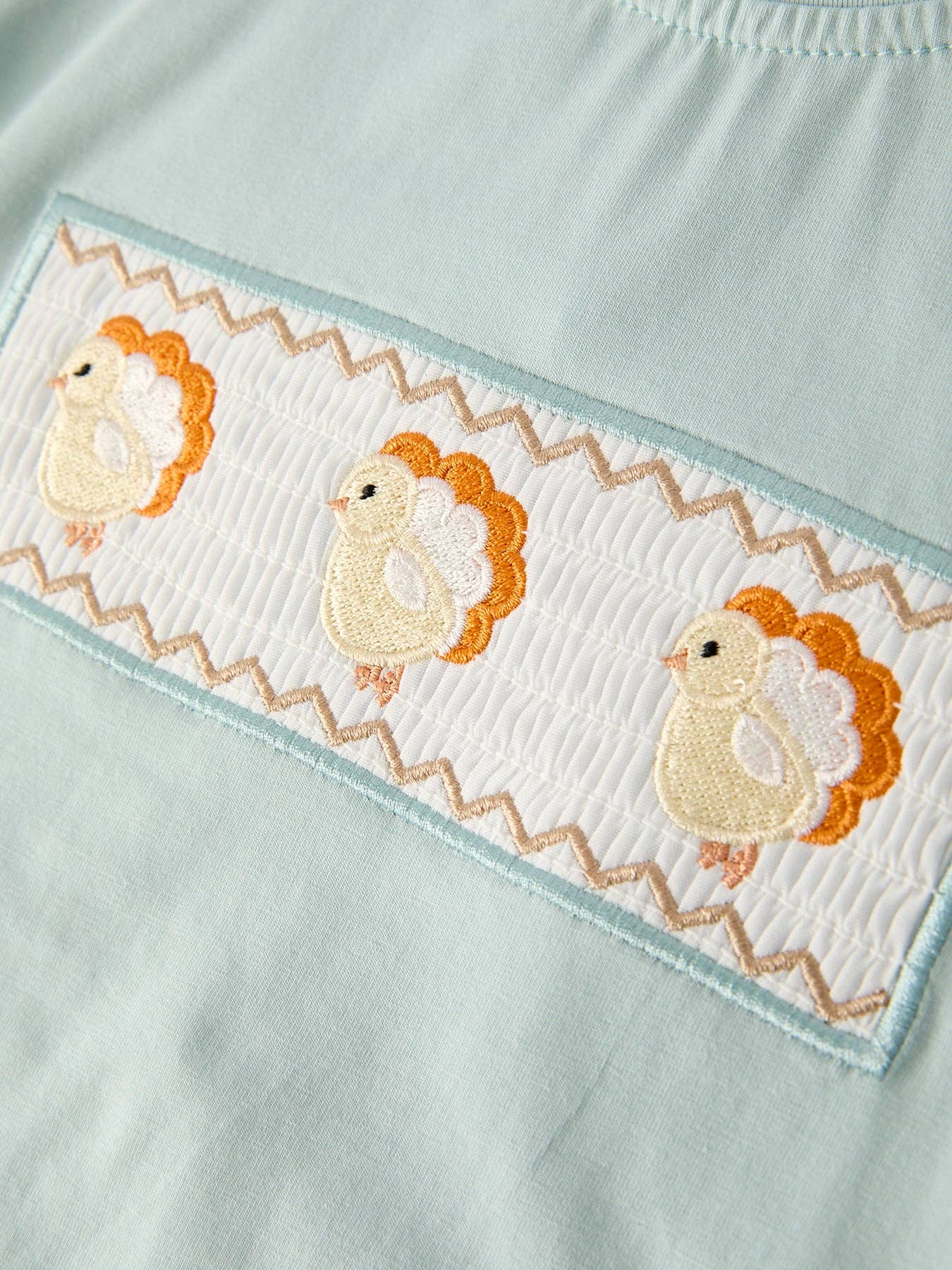 Teal Turkey Boys Set