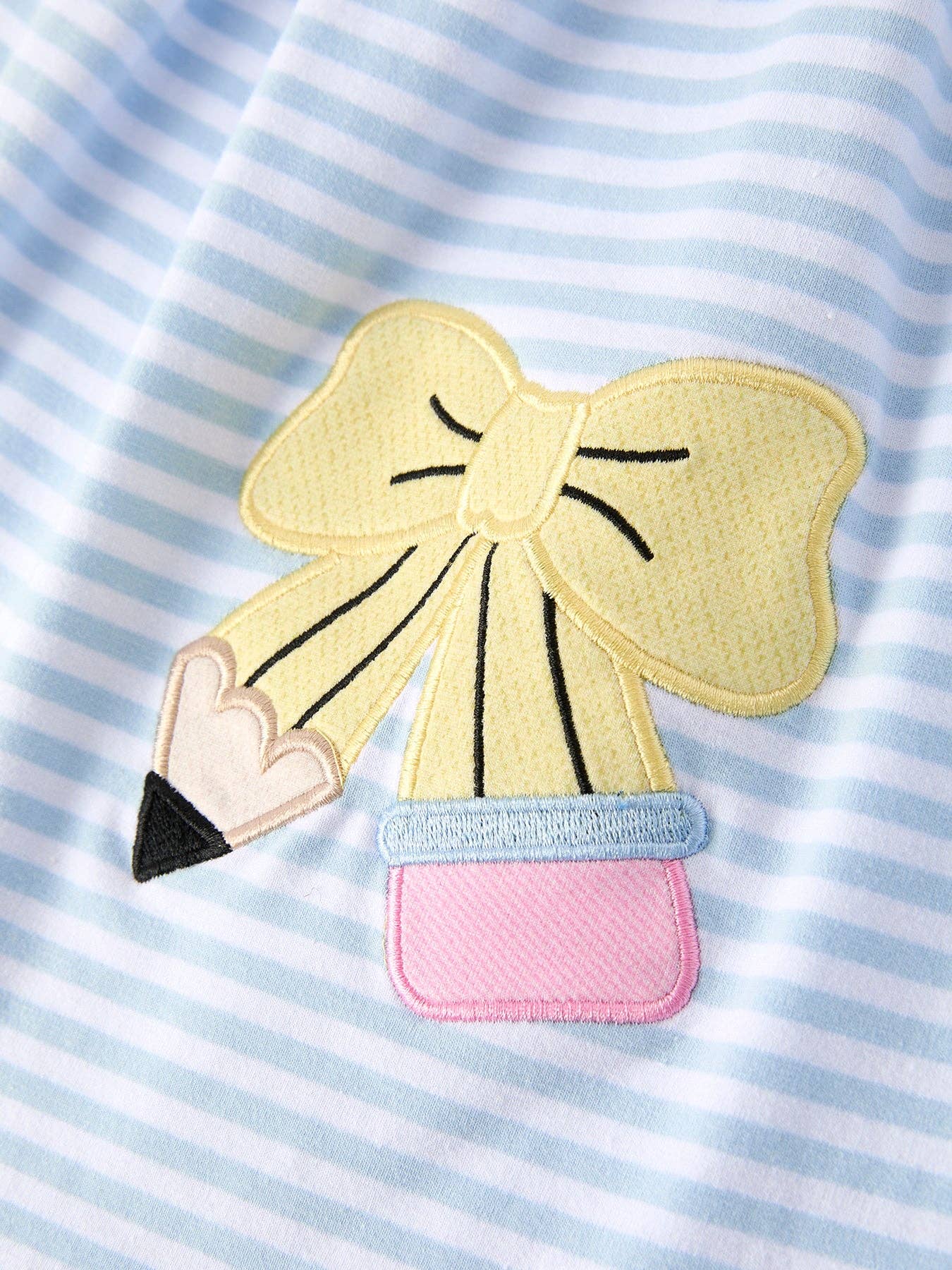 Pencil Bow Stripe Dress