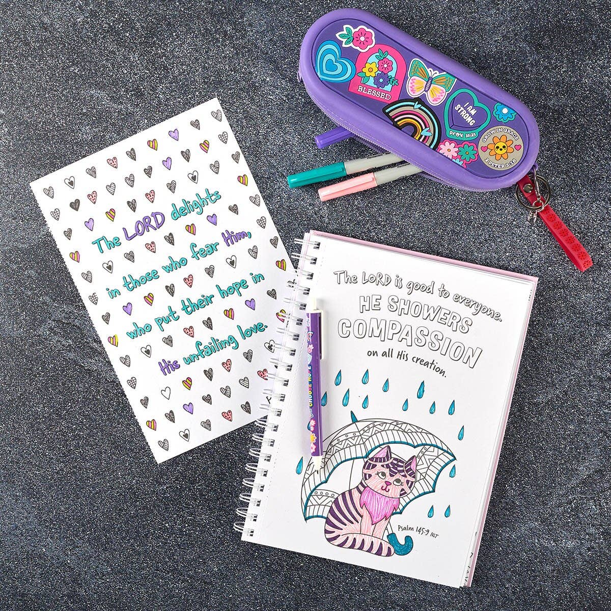Coloring Verses for Girls