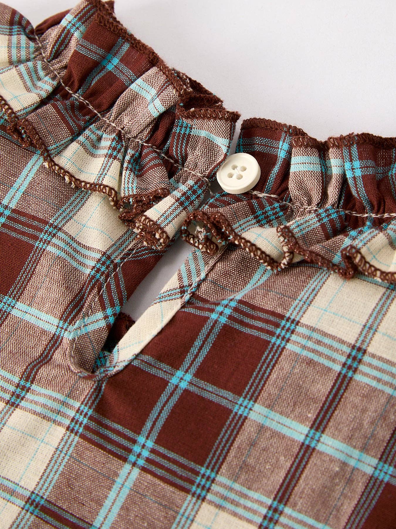 Girls Café Cutie Plaid Set