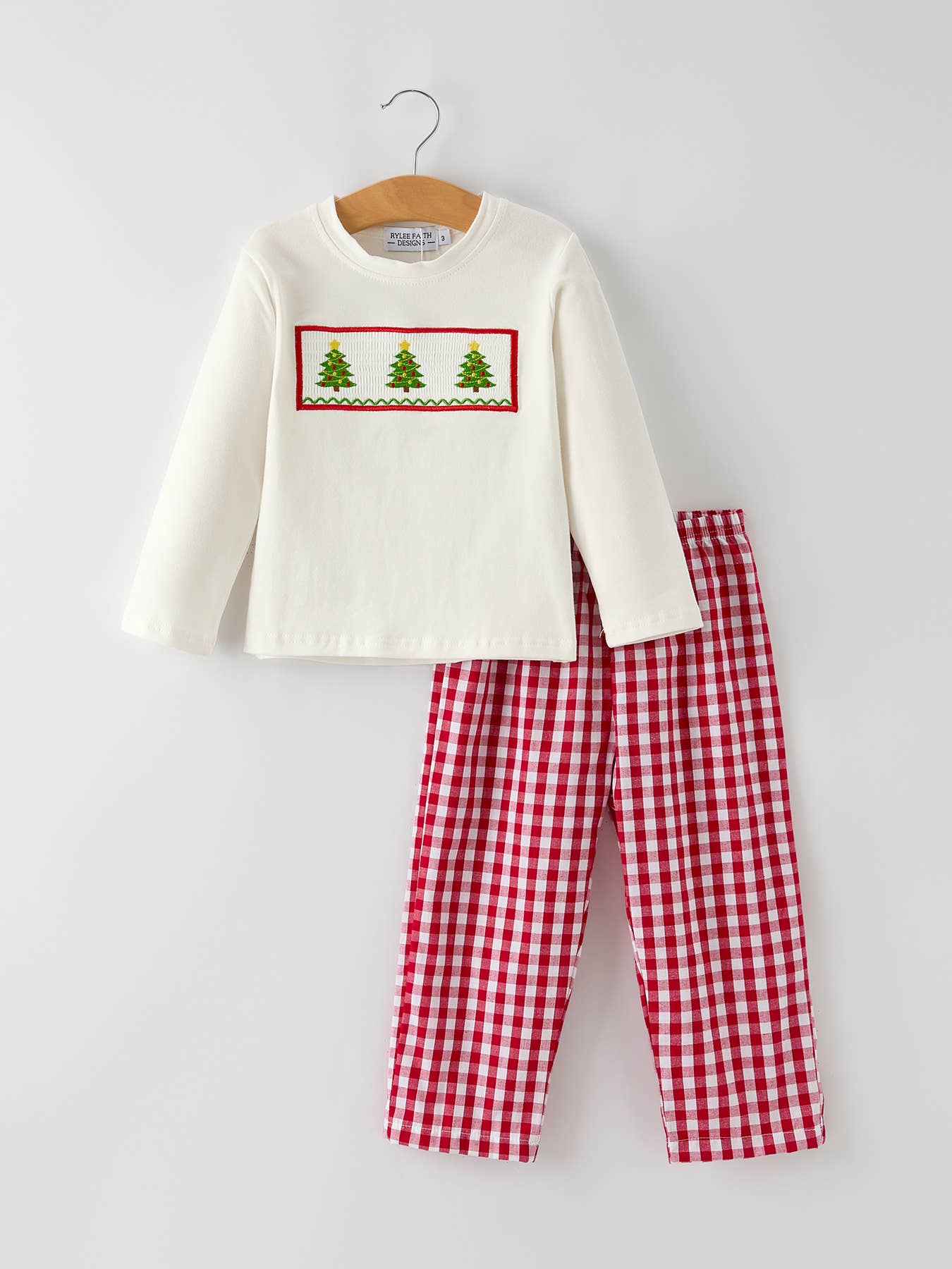 Gingham Tree Pants Set