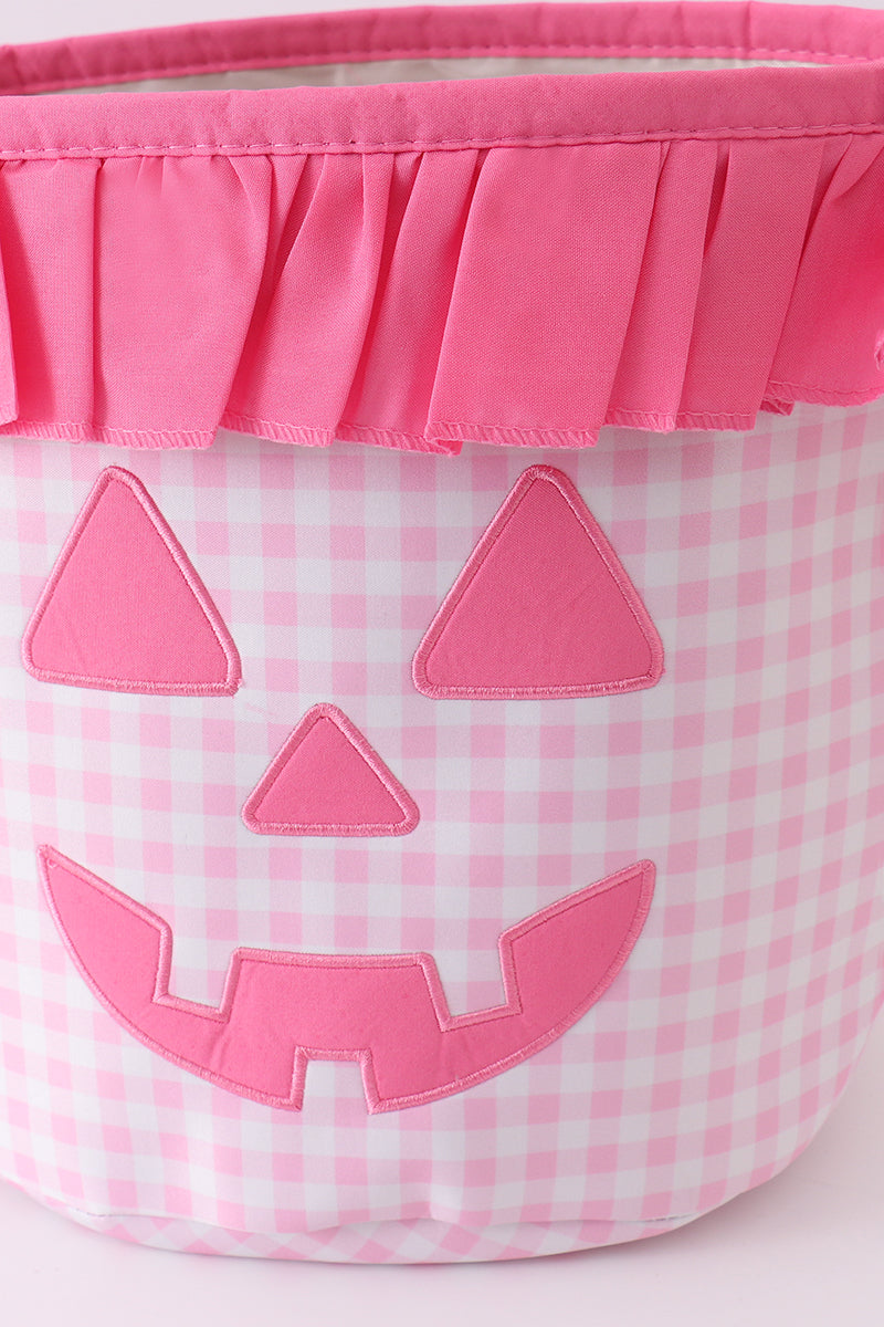 Trick or Treat Basket - Pink Ruffle
